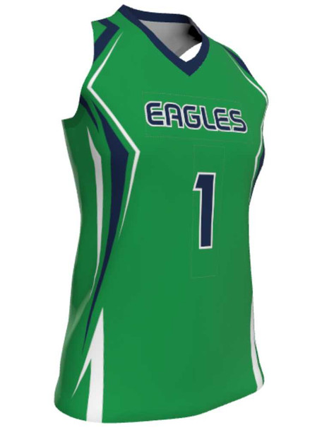 Dawg - Ladies/Girls "Full Speed" Custom Sublimated Racerback Lacrosse Uniform Racerback All Sports Uniforms