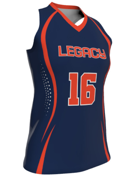 Dawg - Ladies/Girls "No Mercy" Custom Sublimated Racerback Lacrosse Uniform