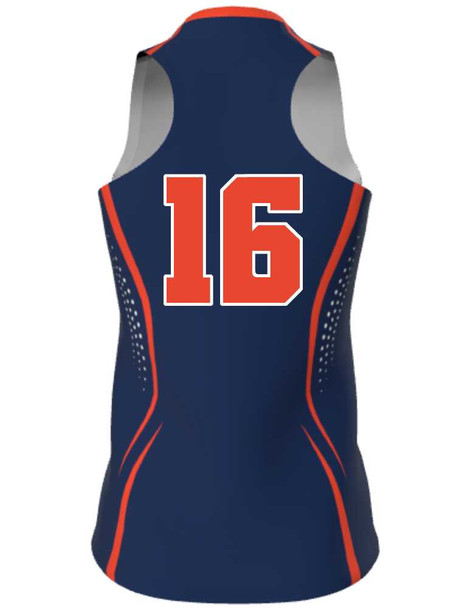 Dawg - Ladies/Girls "No Mercy" Custom Sublimated Racerback Lacrosse Uniform Racerback All Sports Uniforms