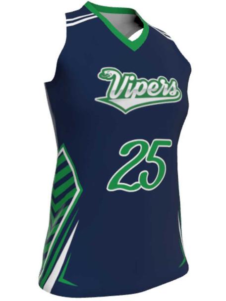 Dawg - Ladies/Girls "Pack Leader" Custom Sublimated Racerback Lacrosse Uniform Racerback All Sports Uniforms