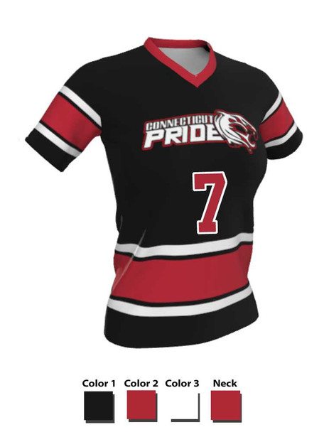 Dawg - Ladies/Girls "Fast Lane" Custom Sublimated Short Sleeve Lacrosse Uniform Short Sleeve All Sports Uniforms