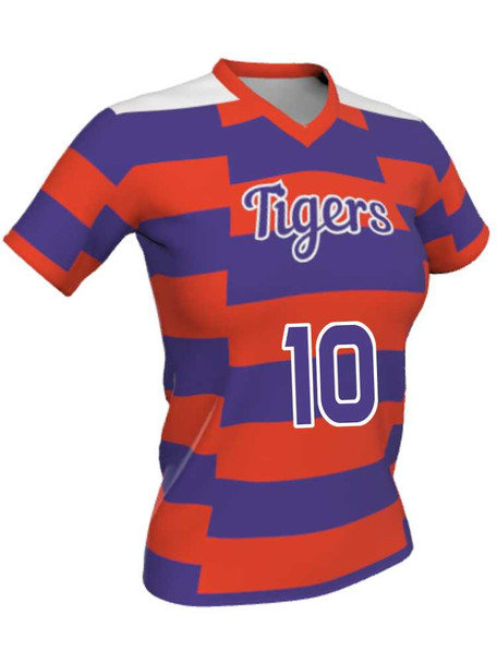Dawg - Ladies/Girls "First Strike" Custom Sublimated Short Sleeve Lacrosse Uniform Short Sleeve All Sports Uniforms