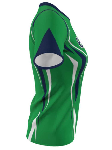 Dawg - Ladies/Girls "Full Speed" Custom Sublimated Short Sleeve Lacrosse Uniform Short Sleeve All Sports Uniforms