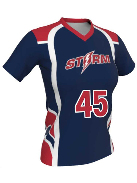 Dawg - Ladies/Girls "Kill Shot" Custom Sublimated Short Sleeve Lacrosse Uniform Short Sleeve All Sports Uniforms