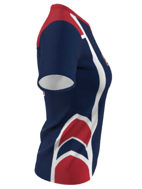 Dawg - Ladies/Girls "Kill Shot" Custom Sublimated Short Sleeve Lacrosse Uniform Short Sleeve All Sports Uniforms