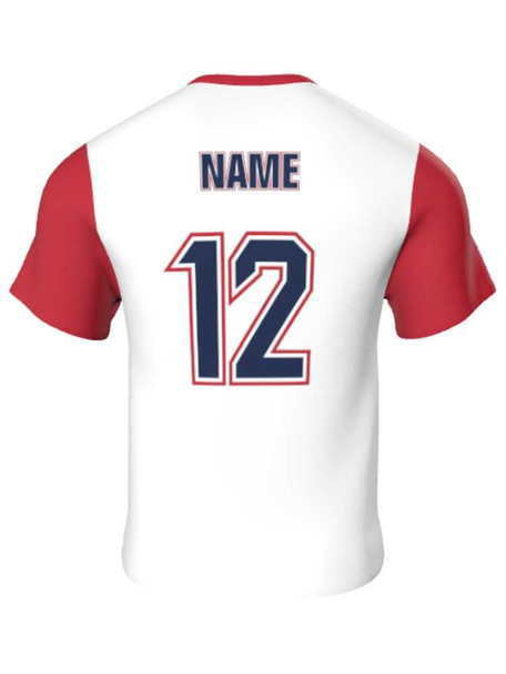 Mens/Youth "Pure Bred" Custom Sublimated Reversible Short Sleeve Lacrosse Game Jersey Short Sleeve All Sports Uniforms