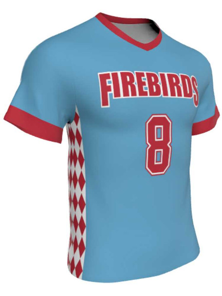 Mens/Youth "Alpha Pak" Custom Sublimated Reversible Short Sleeve Lacrosse Game Jersey Short Sleeve All Sports Uniforms