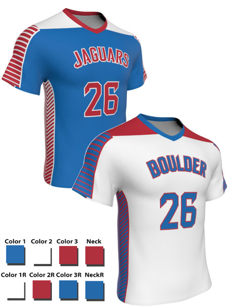 Dawg - Mens/Youth "Battle Tested" Custom Sublimated Reversible Short Sleeve Lacrosse Game Jersey