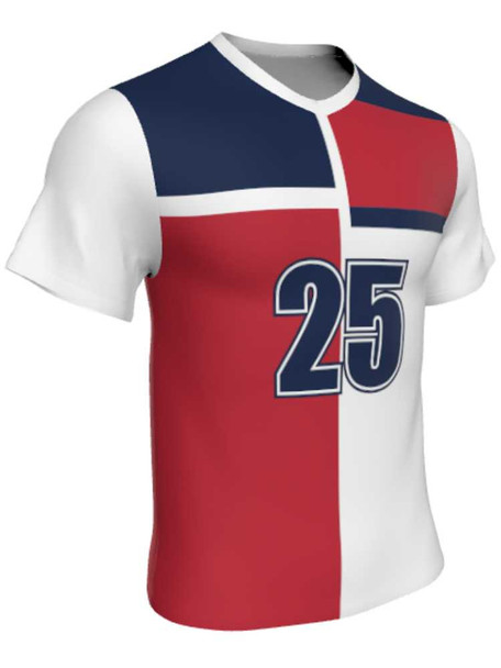 Mens/Youth "Breakaway" Custom Sublimated Reversible Short Sleeve Lacrosse Game Jersey Short Sleeve All Sports Uniforms