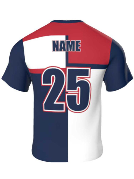 Mens/Youth "Breakaway" Custom Sublimated Reversible Short Sleeve Lacrosse Game Jersey Short Sleeve All Sports Uniforms