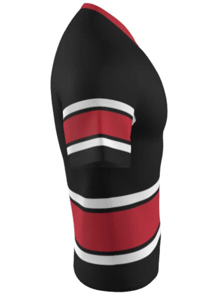 Mens/Youth "Fast Lane" Custom Sublimated Reversible Short Sleeve Lacrosse Game Jersey Short Sleeve All Sports Uniforms