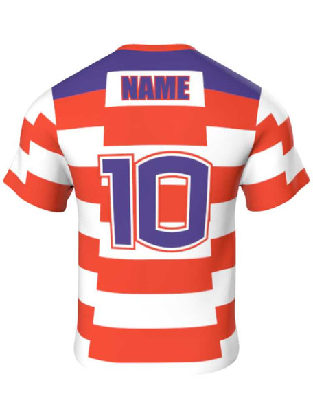 Mens/Youth "First Strike" Custom Sublimated Reversible Short Sleeve Lacrosse Game Jersey Short Sleeve All Sports Uniforms