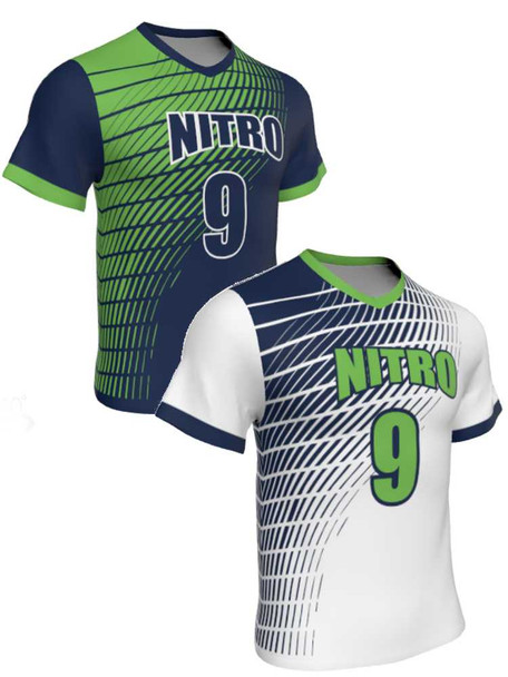 Mens/Youth "Frontline" Custom Sublimated Reversible Short Sleeve Lacrosse Game Jersey Short Sleeve All Sports Uniforms