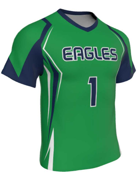 Mens/Youth "Full Speed" Custom Sublimated Reversible Short Sleeve Lacrosse Game Jersey Short Sleeve All Sports Uniforms
