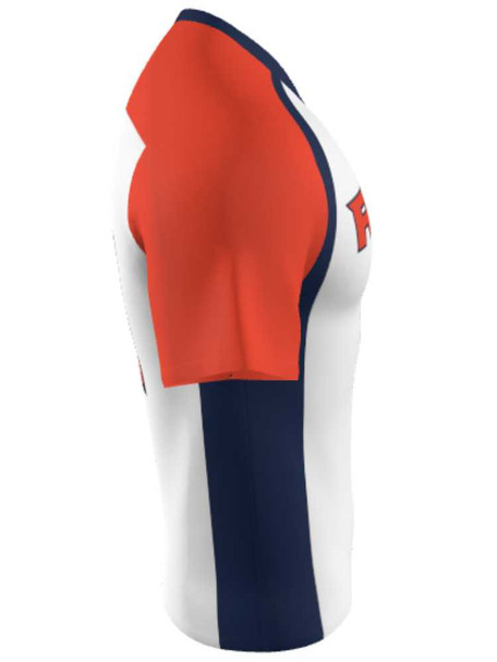 Mens/Youth "Iron Muzzle" Custom Sublimated Reversible Short Sleeve Lacrosse Game Jersey Short Sleeve All Sports Uniforms