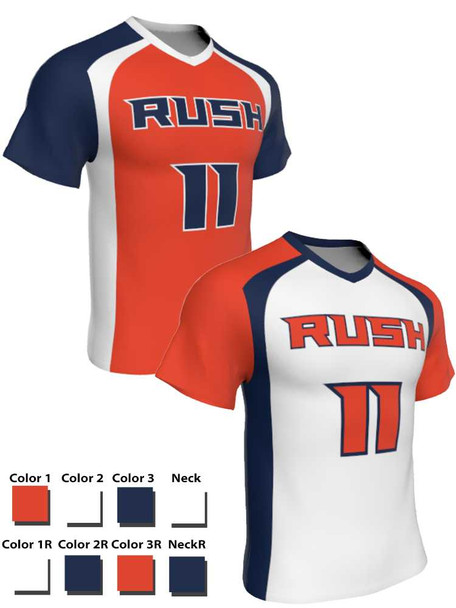 Mens/Youth "Iron Muzzle" Custom Sublimated Reversible Short Sleeve Lacrosse Game Jersey Short Sleeve All Sports Uniforms