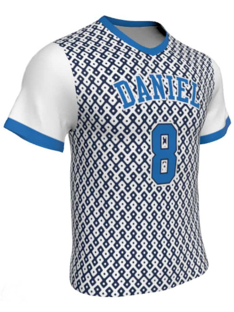 Mens/Youth "Night Hunt" Custom Sublimated Reversible Short Sleeve Lacrosse Game Jersey Short Sleeve All Sports Uniforms