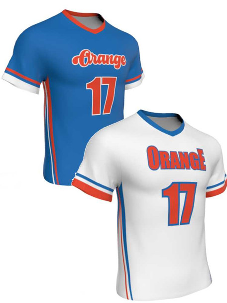 Mens/Youth "Shadow Pack" Custom Sublimated Reversible Short Sleeve Lacrosse Game Jersey Short Sleeve All Sports Uniforms