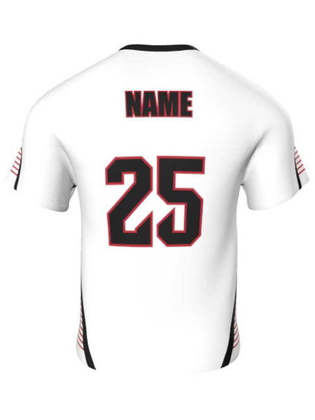 Mens/Youth "War Ready" Custom Sublimated Reversible Short Sleeve Lacrosse Game Jersey Short Sleeve All Sports Uniforms