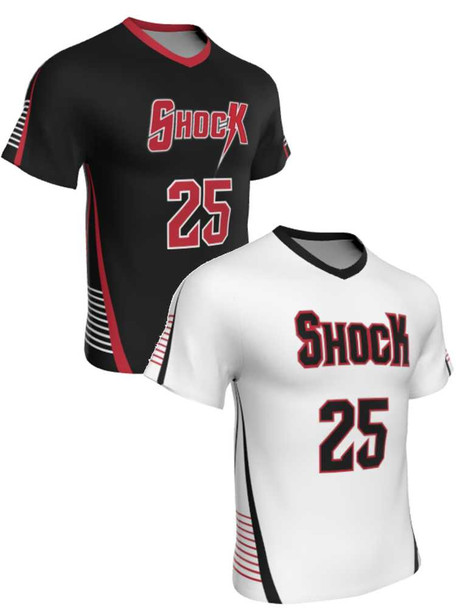 Mens/Youth "War Ready" Custom Sublimated Reversible Short Sleeve Lacrosse Game Jersey Short Sleeve All Sports Uniforms