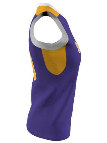 Dawg - Ladies/Girls "Bloodline" Custom Sublimated Sleeveless Lacrosse Uniform Sleeveless All Sports Uniforms