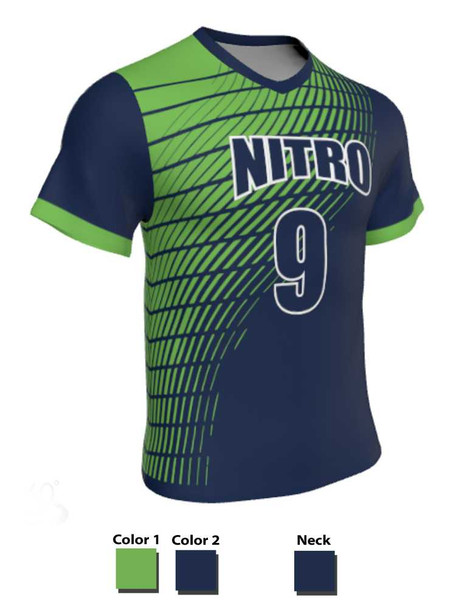 Mens/Youth "Frontline" Custom Sublimated Short Sleeve Lacrosse Game Jersey Short Sleeve All Sports Uniforms