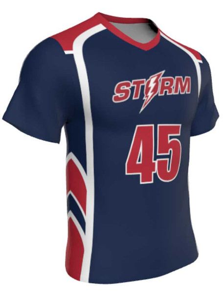 Mens/Youth "Kill Shot" Custom Sublimated Short Sleeve Lacrosse Game Jersey Short Sleeve All Sports Uniforms
