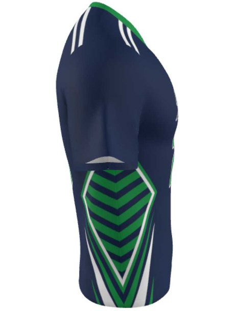 Mens/Youth "Pack Leader" Custom Sublimated Short Sleeve Lacrosse Game Jersey Short Sleeve All Sports Uniforms