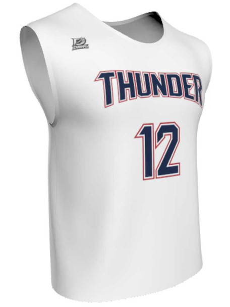 Mens/Youth "Pure Bred" Custom Sublimated Reversible Wide Shoulder Sleeveless Lacrosse Game Jersey Wide Shoulder All Sports Uniforms