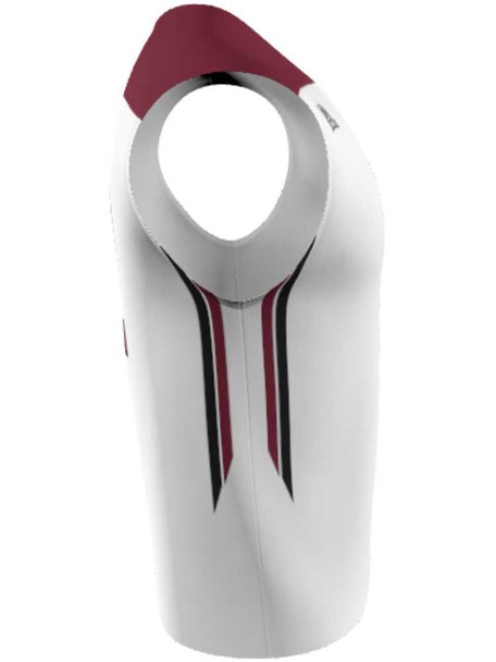 Mens/Youth "Bite Back" Custom Sublimated Reversible Wide Shoulder Sleeveless Lacrosse Game Jersey Wide Shoulder All Sports Uniforms