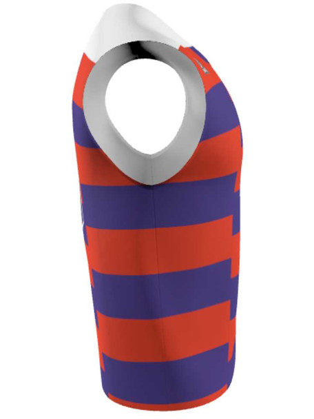 Mens/Youth "First Strike" Custom Sublimated Reversible Wide Shoulder Sleeveless Lacrosse Game Jersey Wide Shoulder All Sports Uniforms