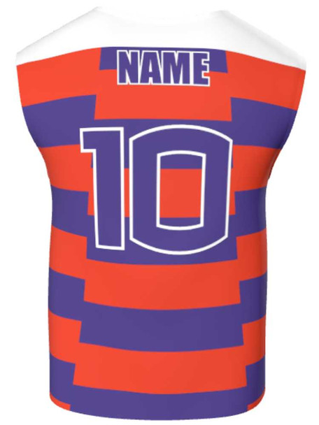 Mens/Youth "First Strike" Custom Sublimated Reversible Wide Shoulder Sleeveless Lacrosse Game Jersey Wide Shoulder All Sports Uniforms