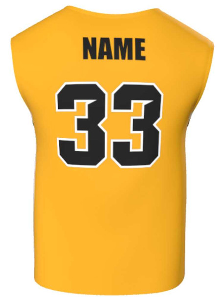 Mens/Youth "Relentless" Custom Sublimated Reversible Wide Shoulder Sleeveless Lacrosse Game Jersey Wide Shoulder All Sports Uniforms