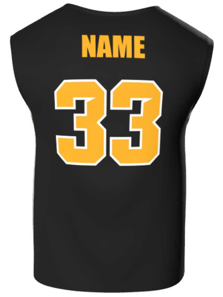 Mens/Youth "Relentless" Custom Sublimated Reversible Wide Shoulder Sleeveless Lacrosse Game Jersey Wide Shoulder All Sports Uniforms
