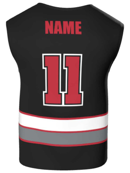 Mens/Youth "Top Dawg" Custom Sublimated Reversible Wide Shoulder Sleeveless Lacrosse Game Jersey Wide Shoulder All Sports Uniforms