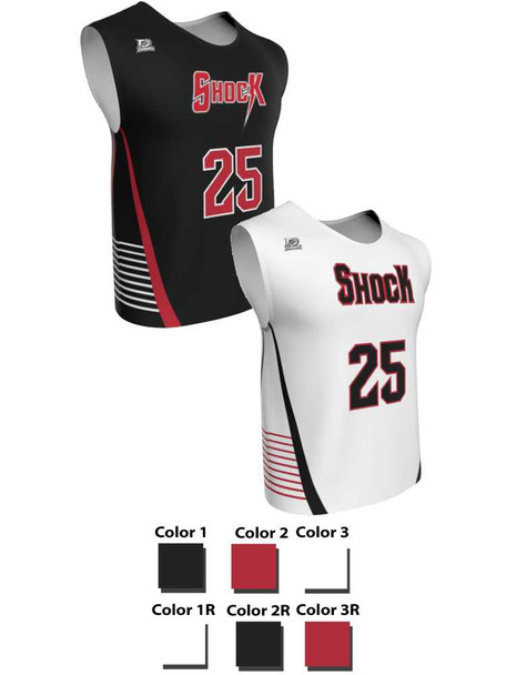 Mens/Youth "War Ready" Custom Sublimated Reversible Wide Shoulder Sleeveless Lacrosse Game Jersey Wide Shoulder All Sports Uniforms