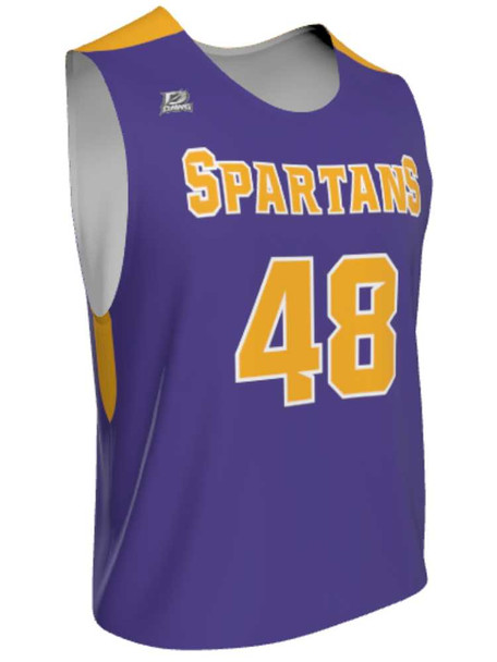 Mens/Youth "Bloodline" Custom Sublimated Reversible Standard Shoulder Sleeveless Lacrosse Practice Jersey Reversible Standard Shoulder All Sports Uniforms