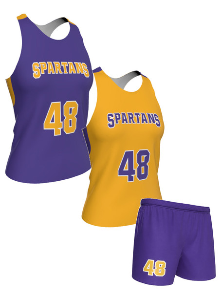 Dawg - Ladies/Girls "Bloodline" Custom Sublimated Reversible Lacrosse Uniform Set