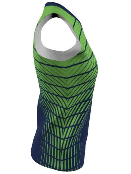 Dawg - Ladies/Girls "Frontline" Custom Sublimated Sleeveless Lacrosse Uniform Sleeveless All Sports Uniforms