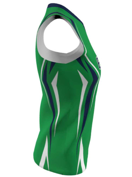 Dawg - Ladies/Girls "Full Speed" Custom Sublimated Sleeveless Lacrosse Uniform Sleeveless All Sports Uniforms