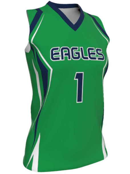 Dawg - Ladies/Girls "Full Speed" Custom Sublimated Sleeveless Lacrosse Uniform Sleeveless All Sports Uniforms