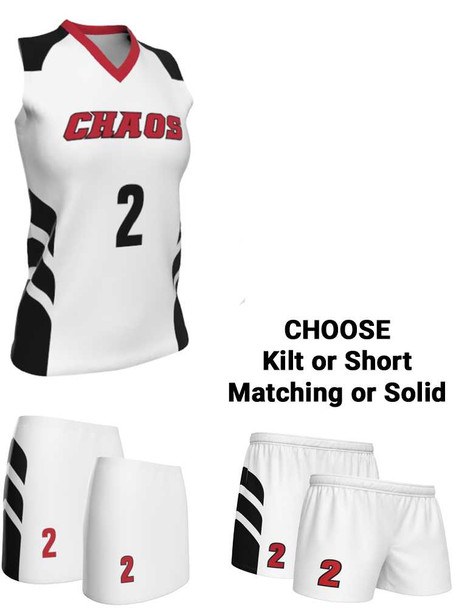 Dawg - Ladies/Girls "Grind" Custom Sublimated Sleeveless Lacrosse Uniform Sleeveless All Sports Uniforms