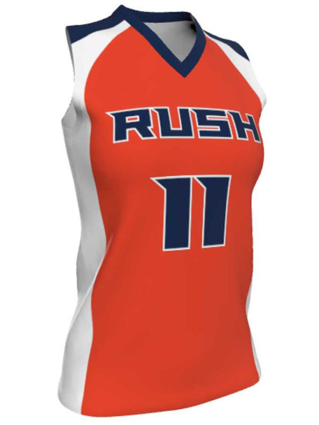 Dawg - Ladies/Girls "Iron Muzzle" Custom Sublimated Sleeveless Lacrosse Uniform Sleeveless All Sports Uniforms
