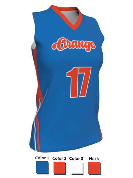Dawg - Ladies/Girls "Shadow Pack" Custom Sublimated Sleeveless Lacrosse Uniform Sleeveless All Sports Uniforms