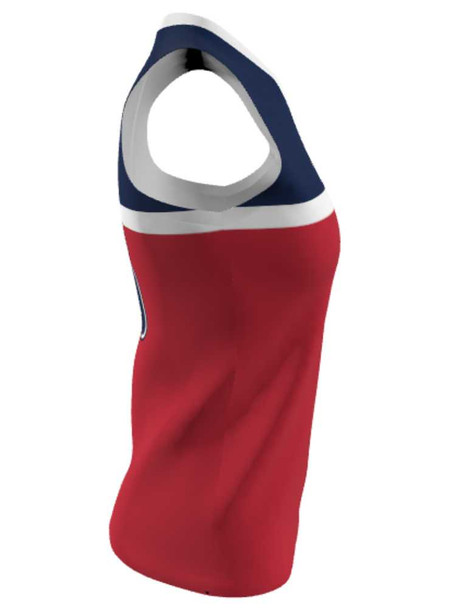 Dawg - Ladies/Girls "Breakaway" Custom Sublimated Sleeveless Lacrosse Game Jersey Sleeveless All Sports Uniforms