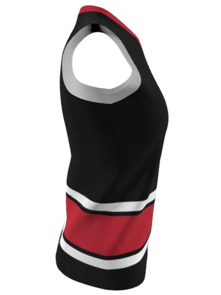 Dawg - Ladies/Girls "Fast Lane" Custom Sublimated Sleeveless Lacrosse Game Jersey Sleeveless All Sports Uniforms