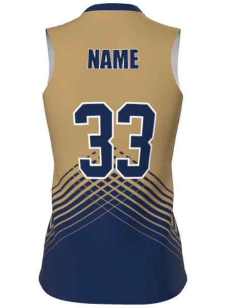 Dawg - Ladies/Girls "Fighter" Custom Sublimated Sleeveless Lacrosse Game Jersey Sleeveless All Sports Uniforms