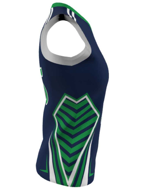 Dawg - Ladies/Girls "Pack Leader" Custom Sublimated Sleeveless Lacrosse Game Jersey Sleeveless All Sports Uniforms