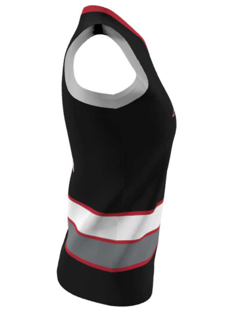 Dawg - Ladies/Girls "Top Dog" Custom Sublimated Sleeveless Lacrosse Game Jersey Sleeveless All Sports Uniforms