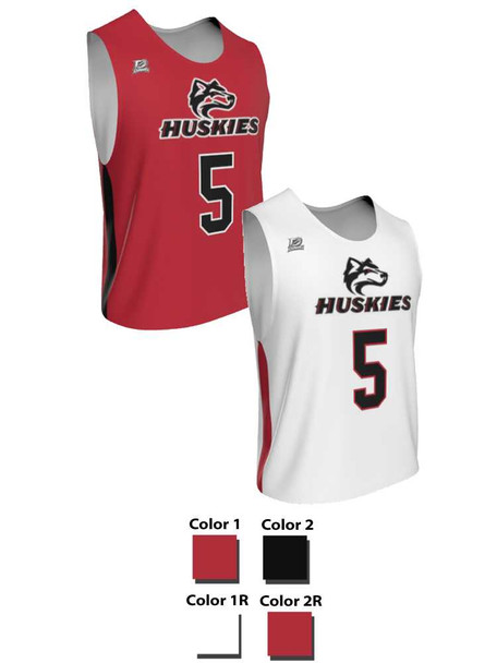 Dawg - Mens/Youth "Blackout" Custom Sublimated Reversible Standard Shoulder Sleeveless Lacrosse Practice Jersey Reversible Standard Shoulder All Sports Uniforms